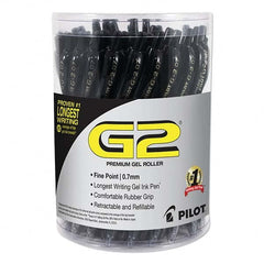 Pilot - Pens & Pencils Type: Gel Roller Ball Pen Color: Black - Eagle Tool & Supply