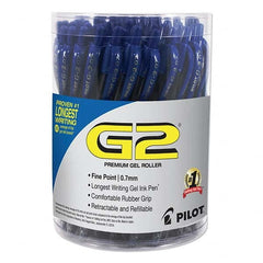 Pilot - Pens & Pencils Type: Gel Roller Ball Pen Color: Blue - Eagle Tool & Supply