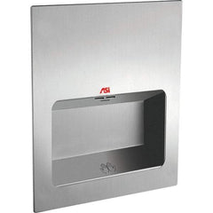 ASI-American Specialties, Inc. - 1000 Watt Satin Stainless Steel Finish Electric Hand Dryer - 277 Volts, 5.2 Amps, 12-19/32" Wide x 15-3/4" High x 4-1/16" Deep - Eagle Tool & Supply