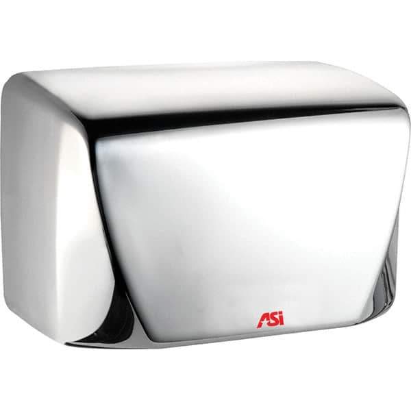 ASI-American Specialties, Inc. - 1000 Watt Satin Stainless Steel Finish Electric Hand Dryer - 110/120 Volts, 5.2 Amps, 9-25/32" Wide x 6-5/8" High x 5-13/32" Deep - Eagle Tool & Supply