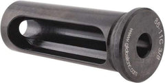 Global CNC Industries - 3/8" ID, 1" OD, 2-3/4" Length Under Head, Type C Lathe Tool Holder Bushing - 2-3/8" Slot Length - Exact Industrial Supply