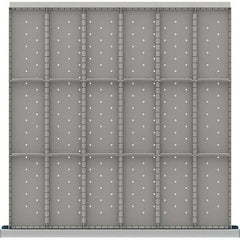 LISTA - 18-Compartment Drawer Divider Layout for 3.15" High Drawers - Eagle Tool & Supply