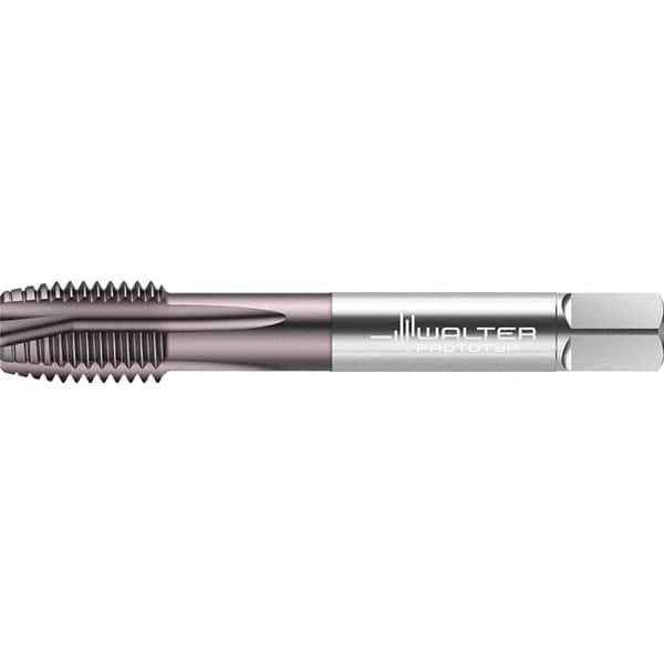 Walter-Prototyp - 5/8-11 UNC 4 Flute 2B Plug Spiral Point Tap - High Speed Steel, TiAlN Finish, Right Hand Thread, Series TC217 - Exact Industrial Supply