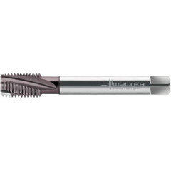 Walter-Prototyp - 1/2-13 UNC 4 Flute 2BX Semi-Bottoming Spiral Flute Tap - High Speed Steel, Bright Finish, 110mm OAL, Right Hand Flute, Right Hand Thread - Eagle Tool & Supply