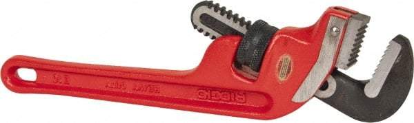 Ridgid - 10" Cast Iron & Steel End Pipe Wrench - 1-1/2" Pipe Capacity - Eagle Tool & Supply