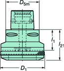 C639127702045A CAPTO ADAPTER - Eagle Tool & Supply