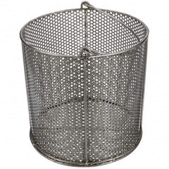 Baskets; Shape: Round; Material Family: Metal; Basket Shape: Round; Basket Type: Wire; Basket Material: Stainless Steel; Material: Stainless Steel