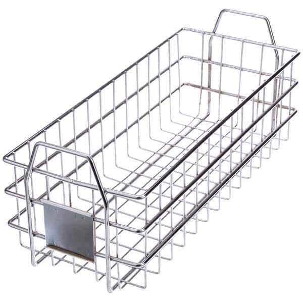 Baskets; Shape: Rectangular; Material Family: Metal; Basket Type: Wire; Finish: Chrome; Material: Steel; Coating: Chrome