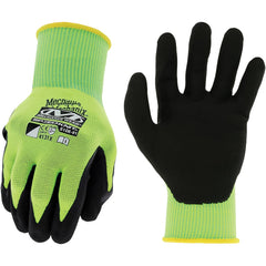 Mechanix Wear - Size M (8) Nitrile Coated Nylon High Visibility Work Gloves - Eagle Tool & Supply