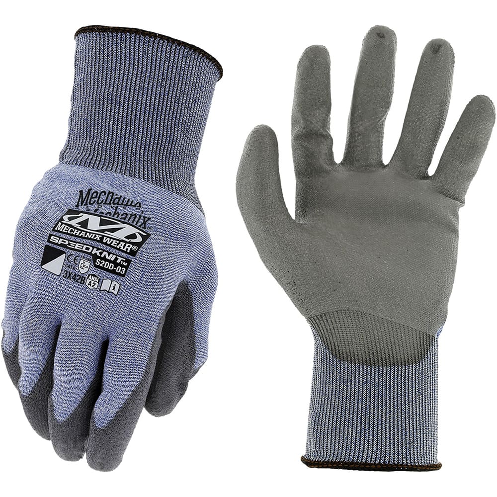 Mechanix Wear - Size XL (10), ANSI Cut Lvl A2, Nitrile Coated Cut Resistant Gloves - Eagle Tool & Supply