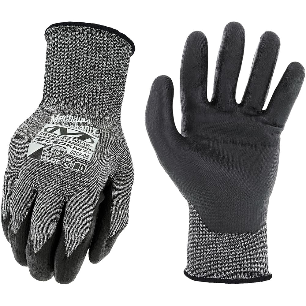 Mechanix Wear - Size M (8), ANSI Cut Lvl A6, Nitrile Coated Cut Resistant Gloves - Eagle Tool & Supply