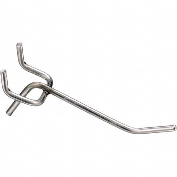 Marlin Steel Wire Products - Pegboard Hooks Type: Single Vertical End Hook Projection: 4-1/8 (Inch) - Eagle Tool & Supply