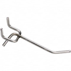 Marlin Steel Wire Products - Pegboard Hooks Type: Single Vertical End Hook Projection: 12-1/4 (Inch) - Eagle Tool & Supply