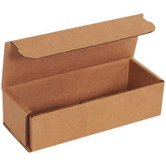 Made in USA - Pack of (50), 3" Wide x 8" Long x 2" High Corrugated Shipping Boxes - Eagle Tool & Supply