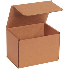 Made in USA - Pack of (50), 5" Wide x 7" Long x 5" High Corrugated Shipping Boxes - Eagle Tool & Supply
