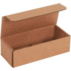 Made in USA - Pack of (50), 3" Wide x 7" Long x 2" High Corrugated Shipping Boxes - Eagle Tool & Supply