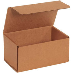 Made in USA - Pack of (50), 5" Wide x 8" Long x 4" High Corrugated Shipping Boxes - Eagle Tool & Supply