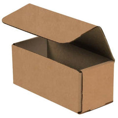 Made in USA - Pack of (50), 2" Wide x 6" Long x 2" High Corrugated Shipping Boxes - Eagle Tool & Supply