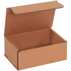 Made in USA - Pack of (50), 4-1/2" Wide x 6-1/2" Long x 2-1/2" High Corrugated Shipping Boxes - Eagle Tool & Supply