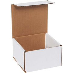 Made in USA - Pack of (50), 5" Wide x 5" Long x 3" High Corrugated Shipping Boxes - Eagle Tool & Supply