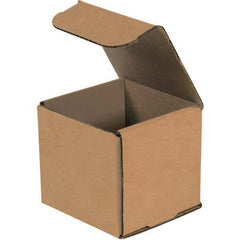 Made in USA - Pack of (50), 6" Wide x 6" Long x 6" High Corrugated Shipping Boxes - Eagle Tool & Supply