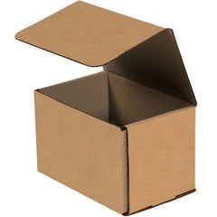 Made in USA - Pack of (50), 5" Wide x 5" Long x 5" High Corrugated Shipping Boxes - Eagle Tool & Supply