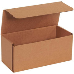 Made in USA - Pack of (50), 4" Wide x 9" Long x 4" High Corrugated Shipping Boxes - Eagle Tool & Supply