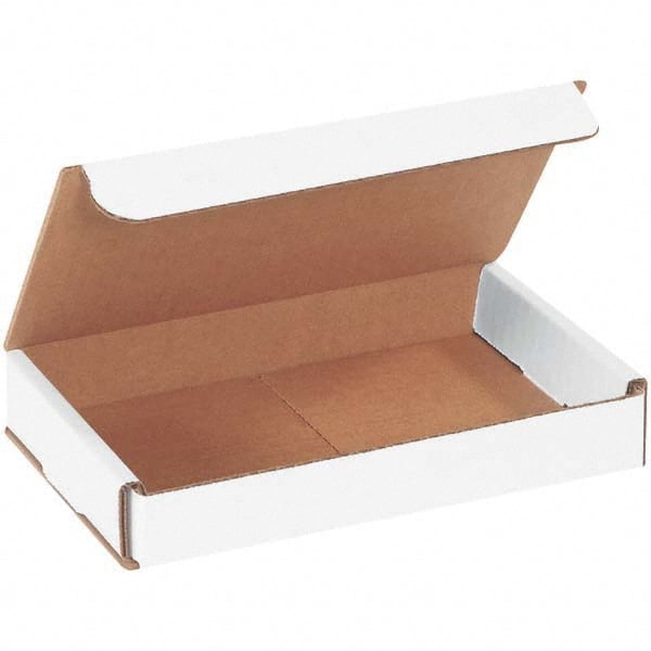 Made in USA - Pack of (50), 5" Wide x 7" Long x 1" High Corrugated Shipping Boxes - Eagle Tool & Supply