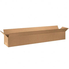Made in USA - Pack of (15), 8" Wide x 60" Long x 8" High Corrugated Shipping Boxes - Eagle Tool & Supply