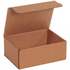 Made in USA - Pack of (50), 4-7/8" Wide x 6-1/2" Long x 2-5/8" High Corrugated Shipping Boxes - Eagle Tool & Supply