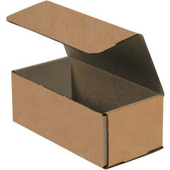 Made in USA - Pack of (50), 5" Wide x 7" Long x 3" High Corrugated Shipping Boxes - Eagle Tool & Supply