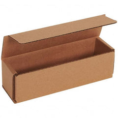 Made in USA - Pack of (50), 2" Wide x 7" Long x 2" High Corrugated Shipping Boxes - Eagle Tool & Supply