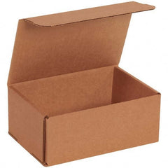 Made in USA - Pack of (50), 6" Wide x 7" Long x 3" High Corrugated Shipping Boxes - Eagle Tool & Supply