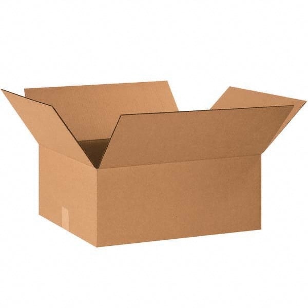 Made in USA - Pack of (25), 16" Wide x 20" Long x 9" High Corrugated Shipping Boxes - Eagle Tool & Supply