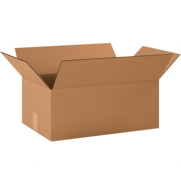 Made in USA - Pack of (25), 13" Wide x 19" Long x 10" High Corrugated Shipping Boxes - Eagle Tool & Supply