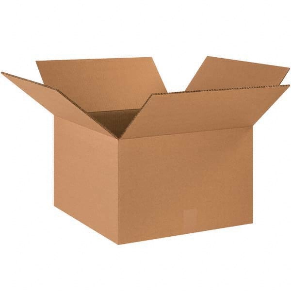 Made in USA - Pack of (10), 16" Wide x 18" Long x 16" High Corrugated Shipping Boxes - Eagle Tool & Supply