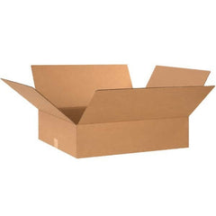 Made in USA - Pack of (15), 23" Wide x 25-1/4" Long x 5" High Corrugated Shipping Boxes - Eagle Tool & Supply