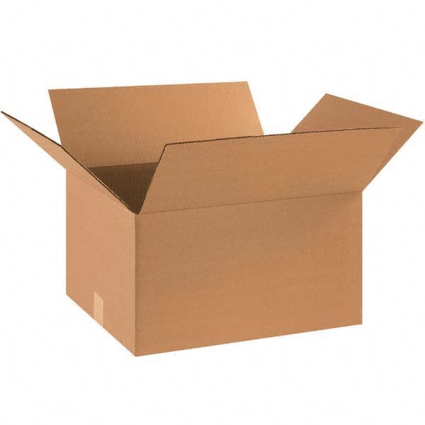 Made in USA - Pack of (25), 14" Wide x 18" Long x 10" High Corrugated Shipping Boxes - Eagle Tool & Supply
