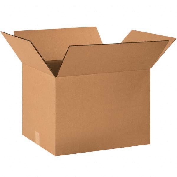 Made in USA - Pack of (15), 16" Wide x 20" Long x 10" High Corrugated Shipping Boxes - Eagle Tool & Supply