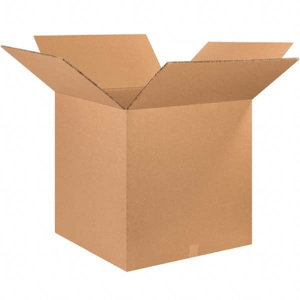 Made in USA - Pack of (5), 25" Wide x 25" Long x 25" High Corrugated Shipping Boxes - Eagle Tool & Supply
