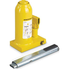 Enerpac - Manual Bottle, Screw, Ratchet & Hydraulic Jacks Type: Hydraulic Bottle Jack Load Capacity (Ton): 8 (Inch) - Eagle Tool & Supply