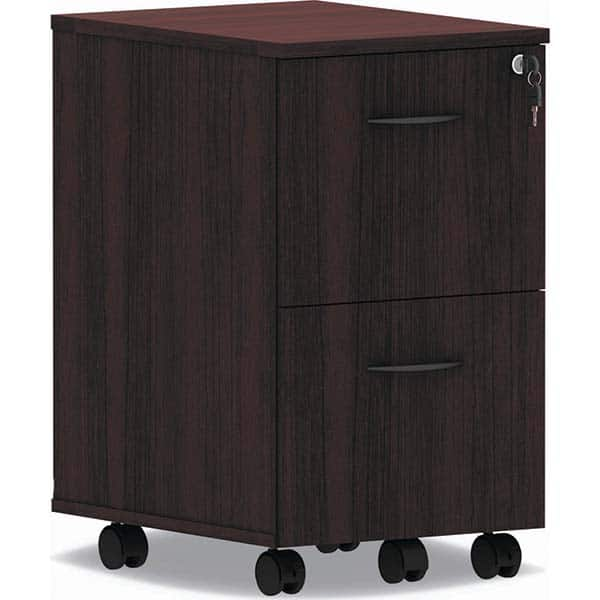 ALERA - File Cabinets & Accessories Type: Vertical Pedestal w/Wheels Number of Drawers: 2 - Eagle Tool & Supply