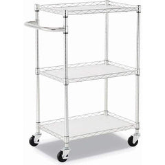 ALERA - Carts Type: Laundry/Liner Cart Number of Shelves: 3 - Eagle Tool & Supply