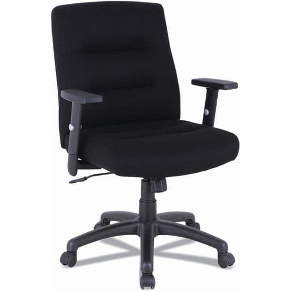 ALERA - Swivel & Adjustable Office Chairs Type: Petite/Office Color: Black - Eagle Tool & Supply