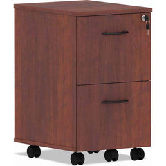 ALERA - File Cabinets & Accessories Type: Vertical Pedestal w/Wheels Number of Drawers: 2 - Eagle Tool & Supply