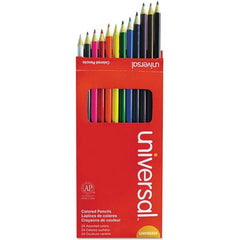 UNIVERSAL - Pens & Pencils Type: Colored Pencil Color: Assorted - Eagle Tool & Supply