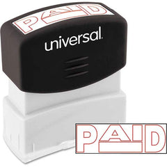 UNIVERSAL - Pre-inked Stock Stamps Type: Message Message: PAID - Eagle Tool & Supply