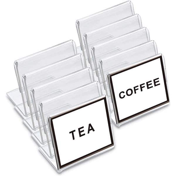UNIVERSAL - Sign Holders & Frames Type: Mini Table Top Sign Sign Height Compatibility (Inch): 2 - Eagle Tool & Supply