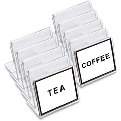 UNIVERSAL - Sign Holders & Frames Type: Mini Table Top Sign Sign Height Compatibility (Inch): 2 - Eagle Tool & Supply