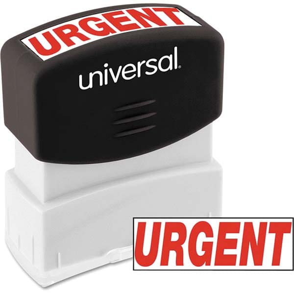 UNIVERSAL - Pre-inked Stock Stamps Type: Message Message: URGENT - Eagle Tool & Supply